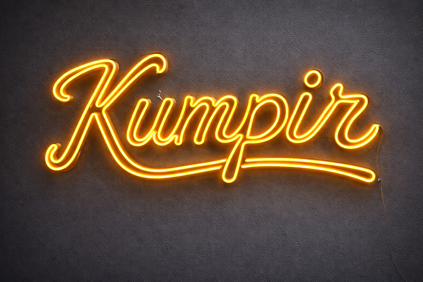 KUMPİR Yazılı Neon LED Tabela