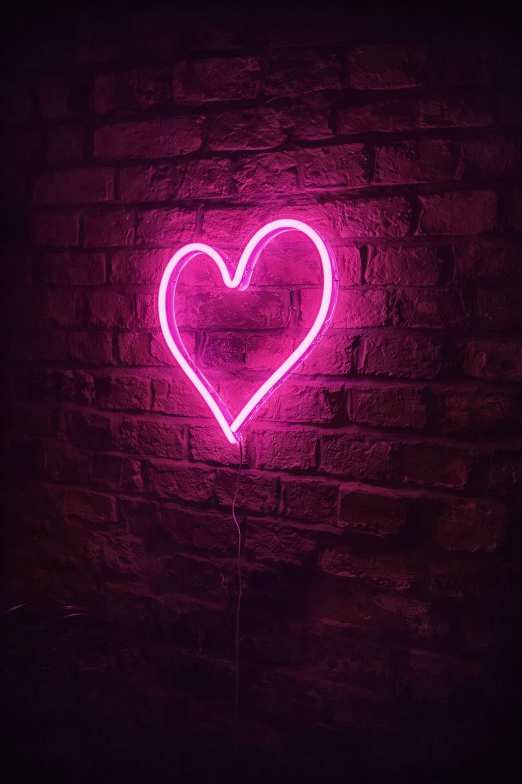 Kalp Neon LED Tabela – Dekoratif Kalp İkon Duvar Işığı