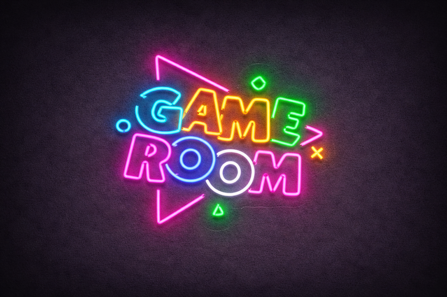 Game Room Neon LED Tabela – Gamer Oyun Odası Duvar Lambası