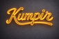 KUMPİR Yazılı Neon LED Tabela