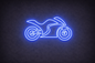 Spor Motosiklet Neon LED Tabela – Motor Temalı Dekoratif Neon Işık