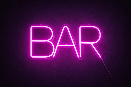 BAR Neon LED Tabela – Bar Dekoratif Duvar Işığı