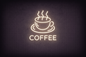 Coffee Neon LED Tabela – Cafe & Kahve Dükkanı Duvar Dekoru
