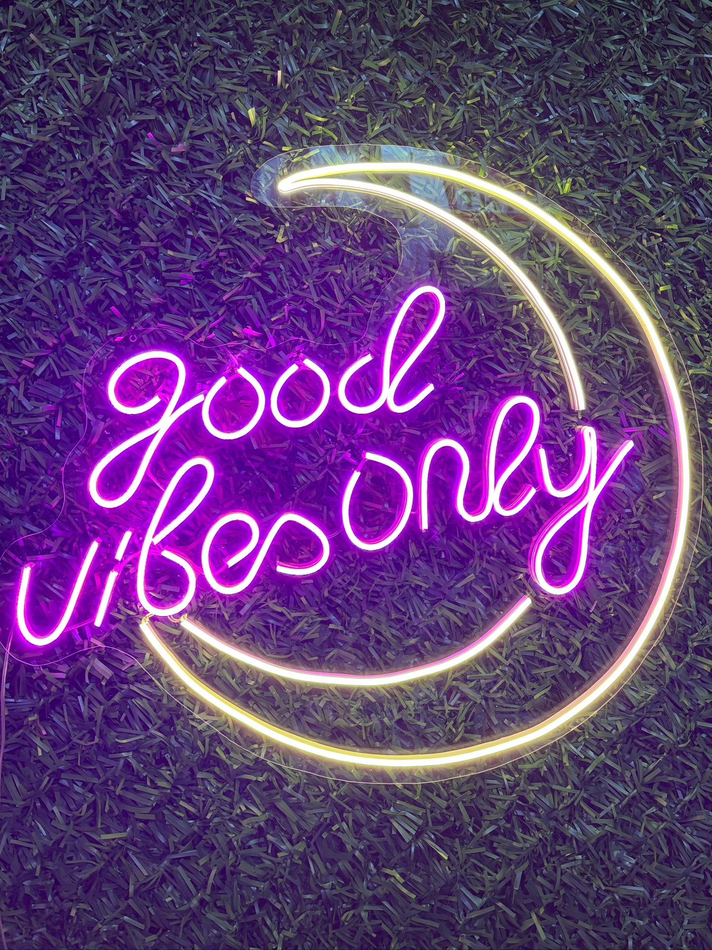 Good Vibes Only Neon Tabela