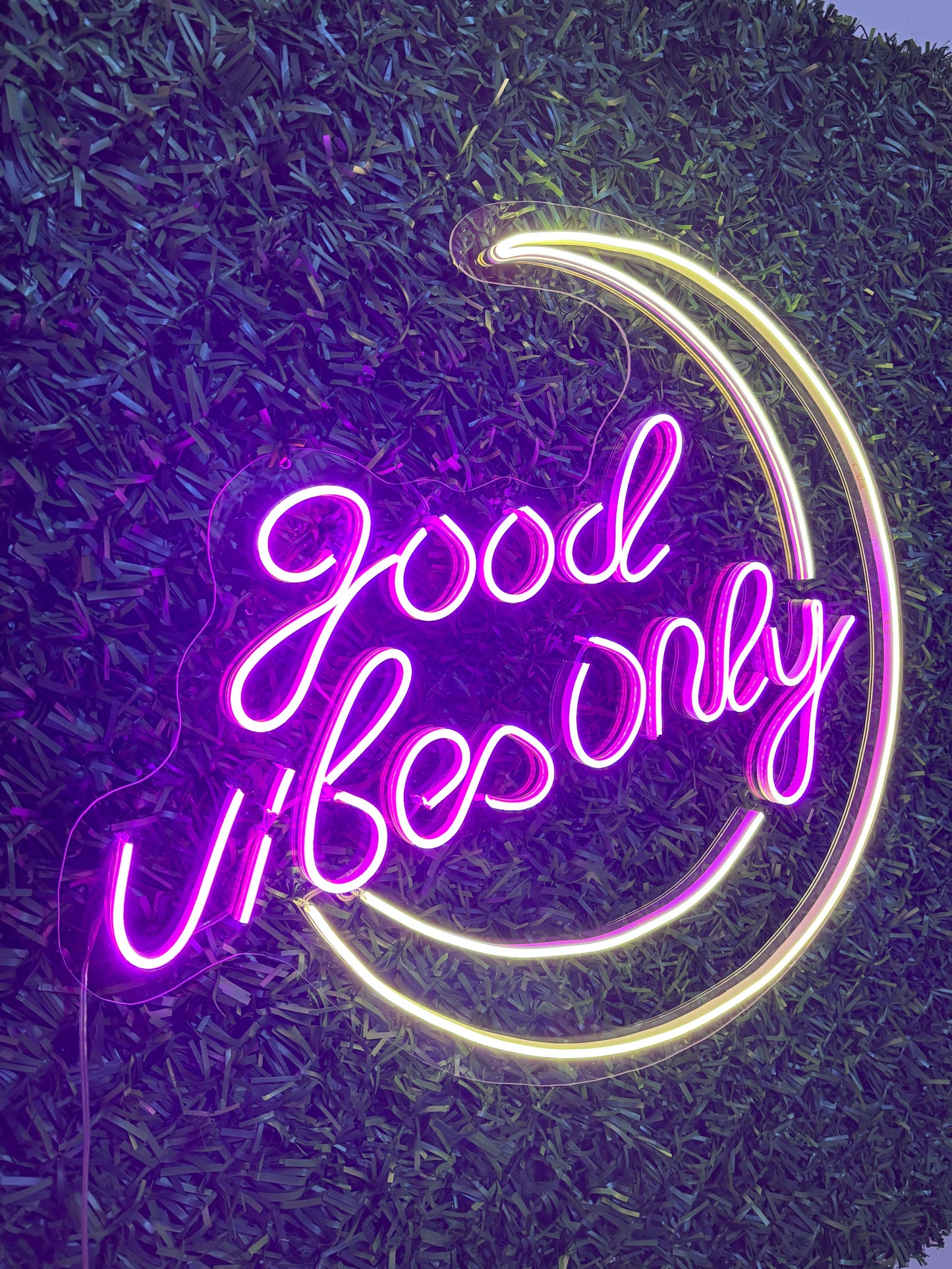 Good Vibes Only Neon Tabela
