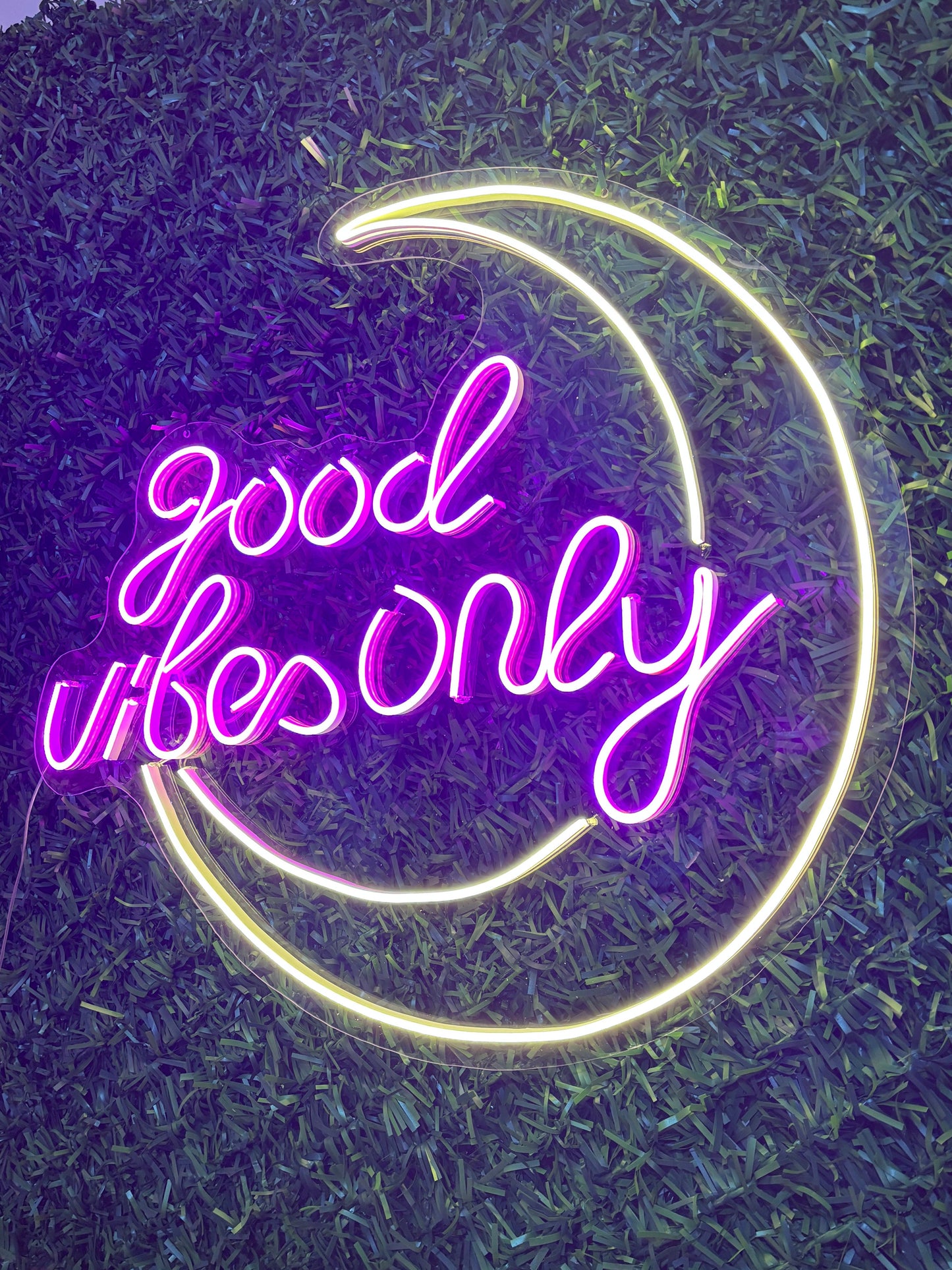 Good Vibes Only Neon Tabela