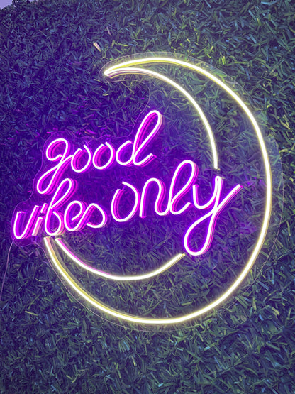 Good Vibes Only Neon Tabela